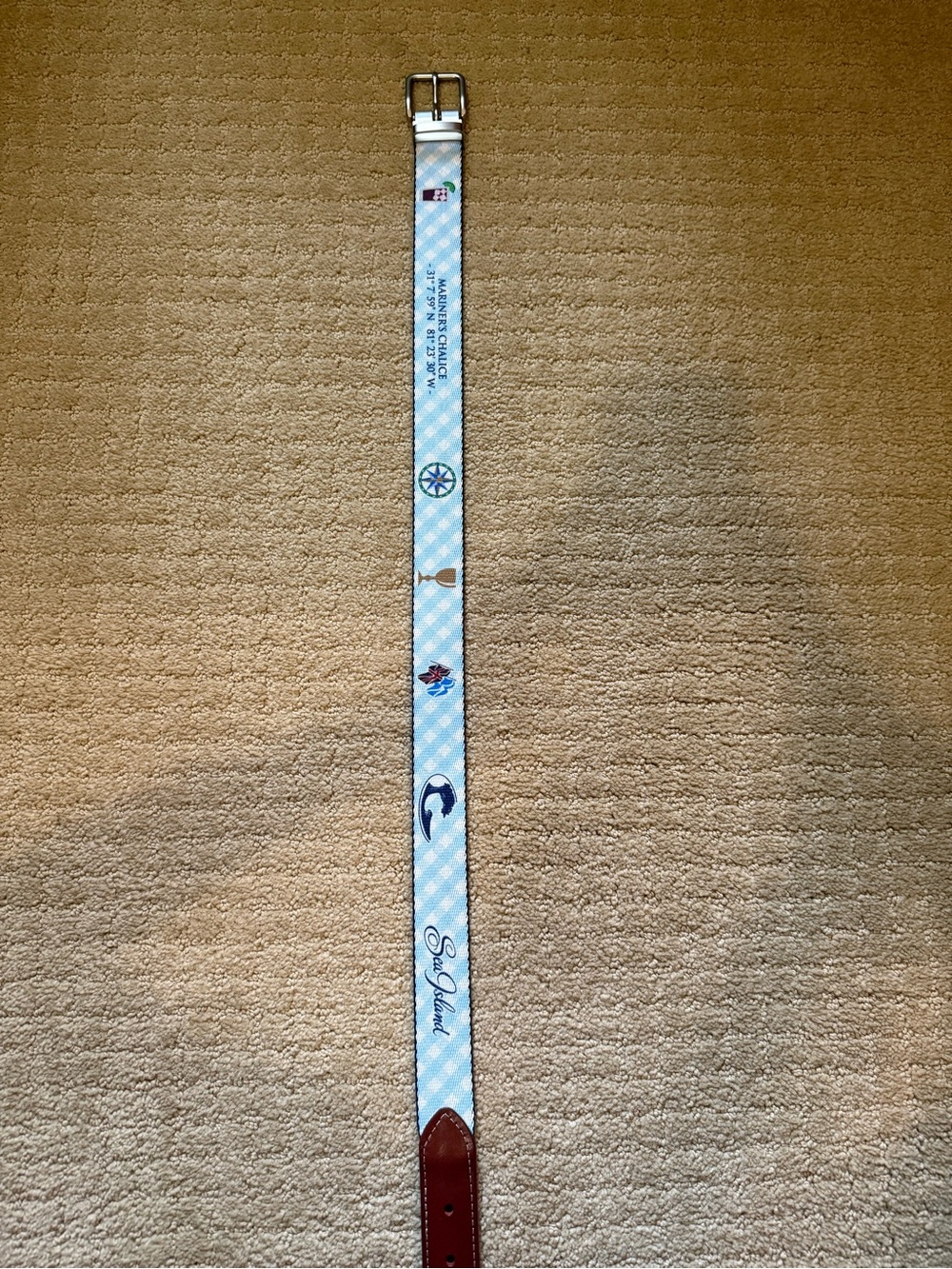 Custom Peter Millar St Simons Island belt